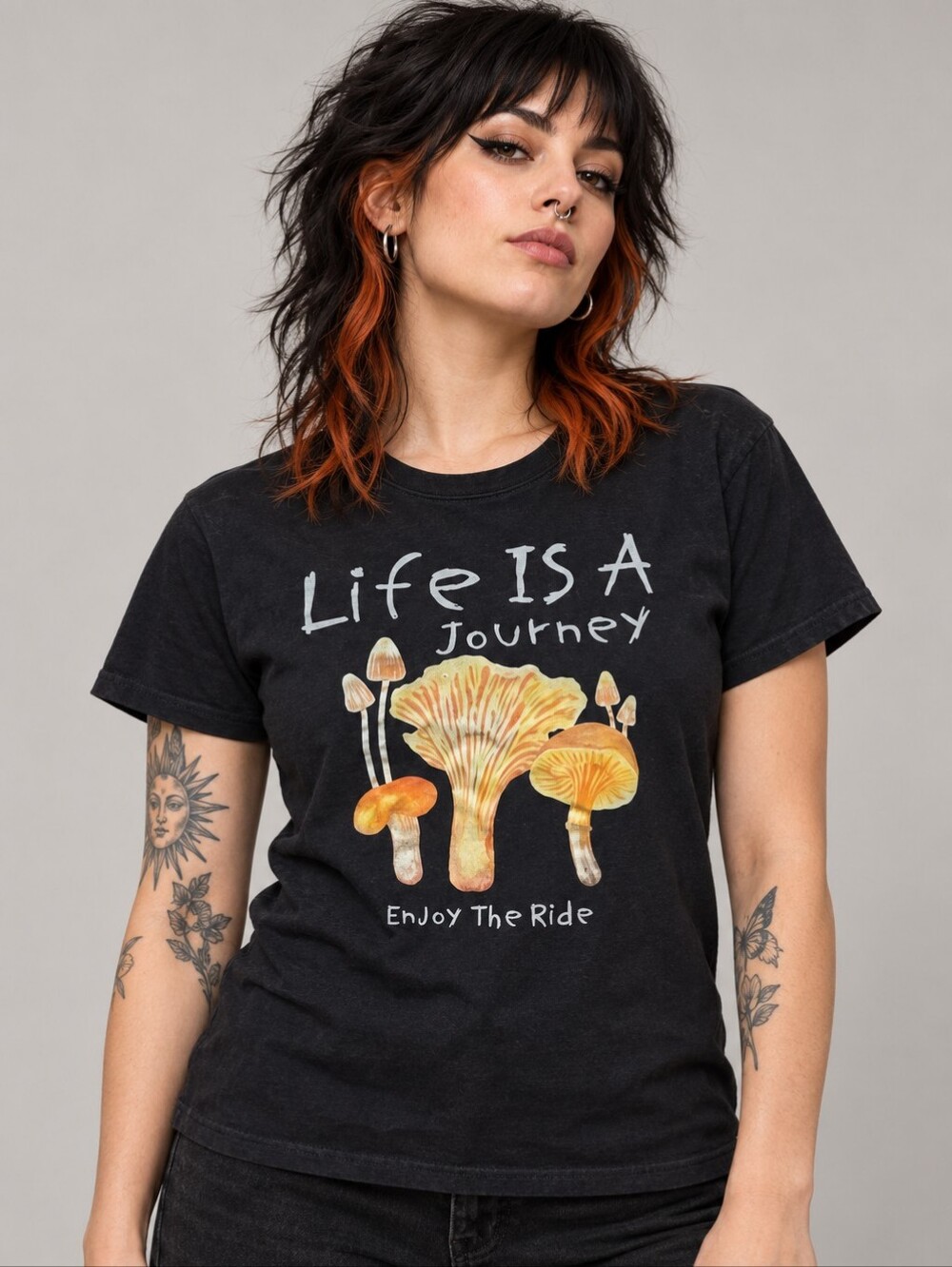 Womens Black Chemistry Tee